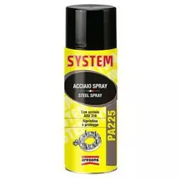 System PA225 acciaio spray 400 ml.